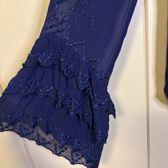 Free People Intimately Free Enchanted by You Navy bodysuit Large New with tags - Picture 5 of 5